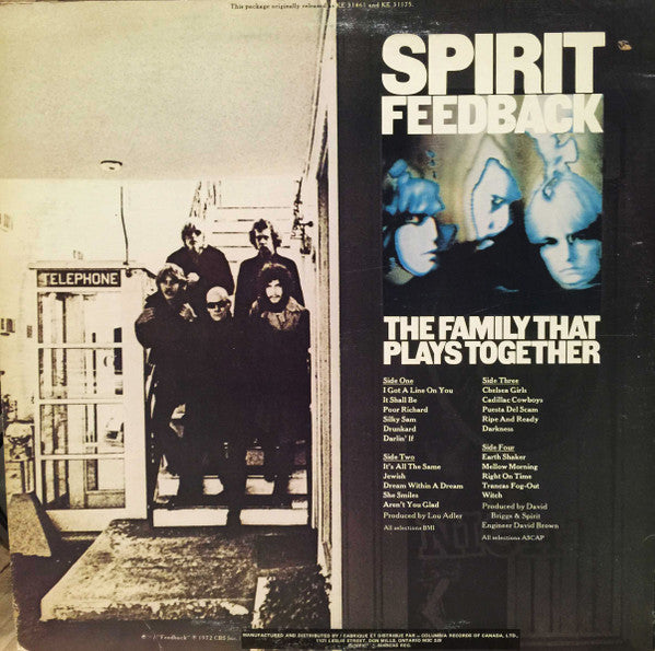 Spirit (8) : The Family That Plays Together / Feedback (2xLP, Comp)