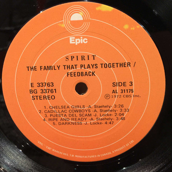 Spirit (8) : The Family That Plays Together / Feedback (2xLP, Comp)