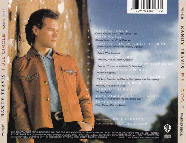 Randy Travis : Full Circle (CD, Album, Club)