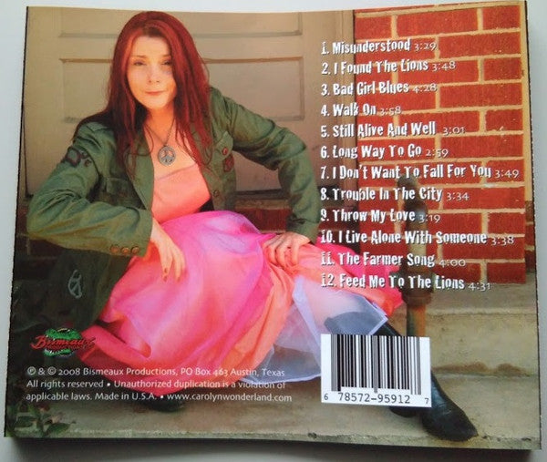 Carolyn Wonderland : Miss Understood (CD, Album)