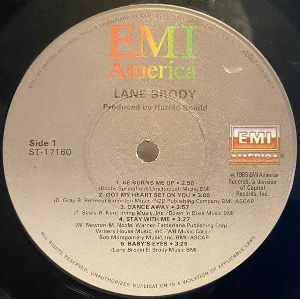 Lane Brody : Lane Brody (LP, Album)