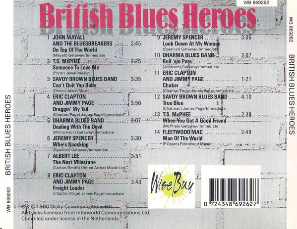 Various : British Blues Heroes (Eric Clapton And Friends...) (CD, Comp)