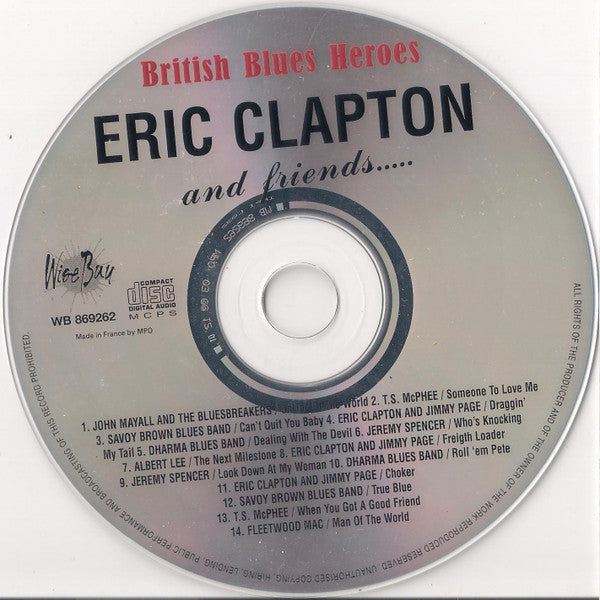 Various : British Blues Heroes (Eric Clapton And Friends...) (CD, Comp)