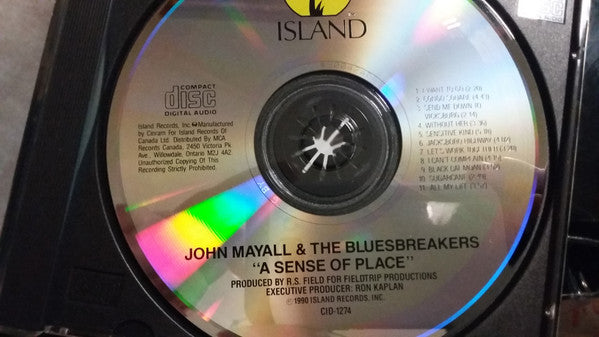 John Mayall Featuring The Bluesbreakers* : A Sense Of Place (CD, Album)
