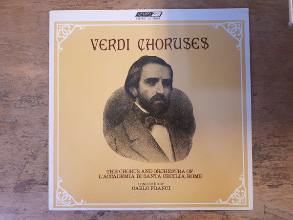 Giuseppe Verdi - Coro dell'Accademia Nazionale di Santa Cecilia And Orchestra dell'Accademia Nazionale di Santa Cecilia, Carlo Franci : Verdi Choruses (LP, Album, RE)