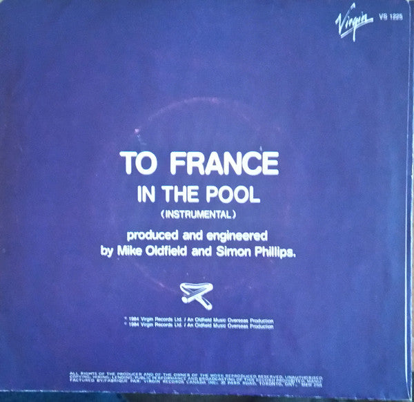 Mike Oldfield : To France (7")