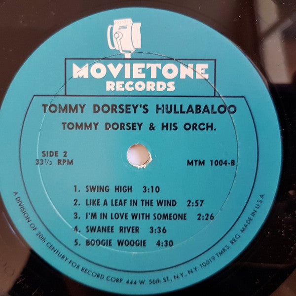 Tommy Dorsey And His Orchestra : Hullabaloo (LP, Comp, Mono)