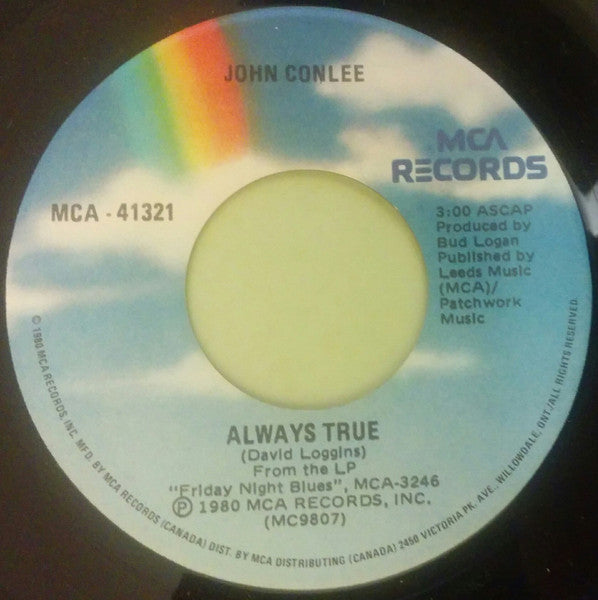 John Conlee : She Can't Say That Anymore / Always True (7")