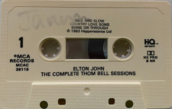 Elton John : The Complete Thom Bell Sessions (Cass, Album)