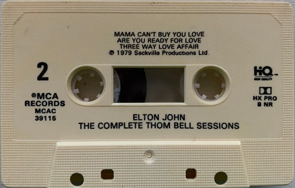 Elton John : The Complete Thom Bell Sessions (Cass, Album)