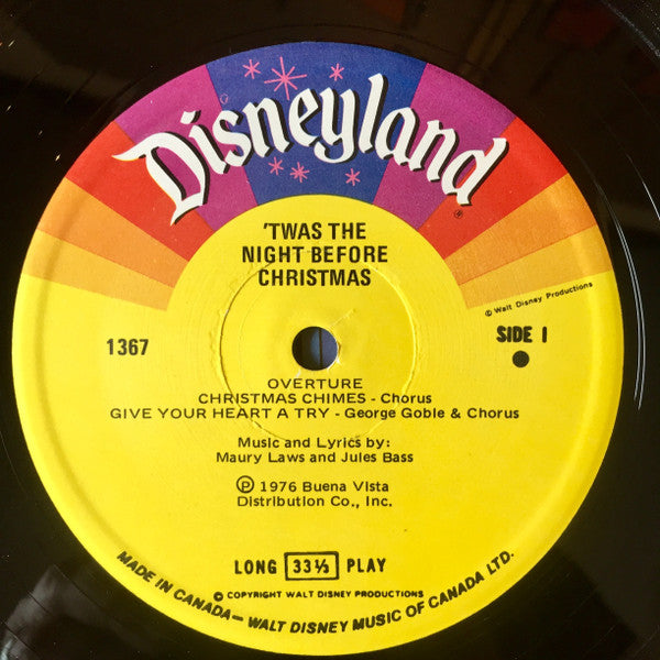 Joel Grey : 'Twas The Night Before Christmas (LP, Album, Mono, RP)