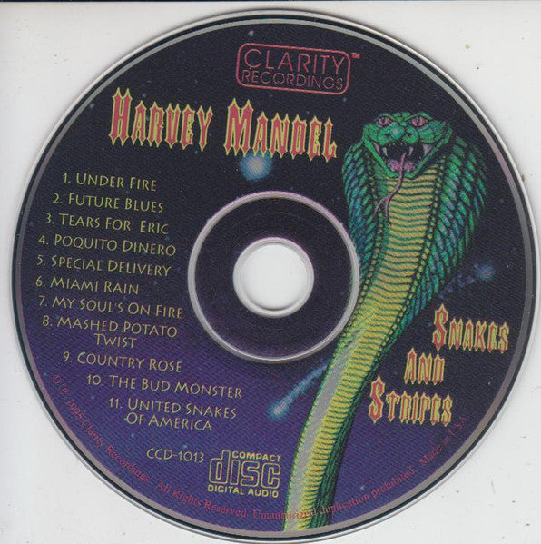 Harvey Mandel : Snakes And Stripes (CD, Album)