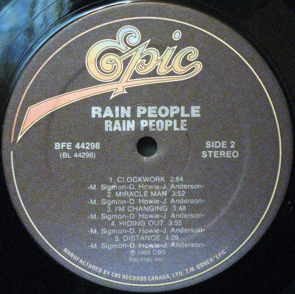 Rain People (2) : Rain People (LP, Album)