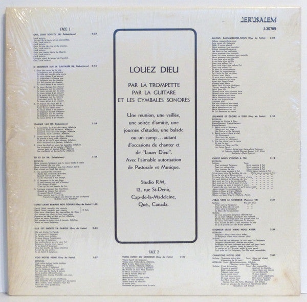 Christiane Oriol / Jef Gilson : Louez Dieu (LP, Album)