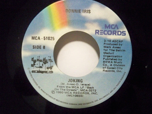 Donnie Iris : Ah! Leah! (7")
