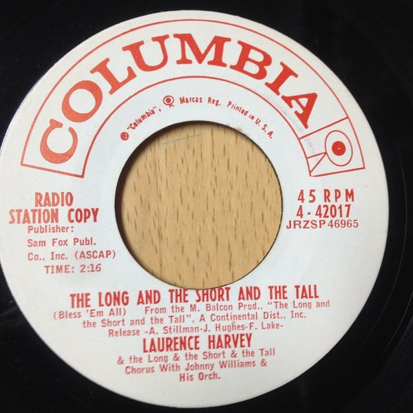Laurence Harvey : The Long And The Short And The Tall (7", Promo)