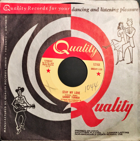 Sammy Turner : Stay My Love / Fools Fall In Love (7")