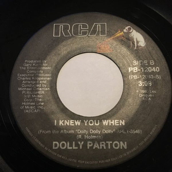 Dolly Parton : Old Flames Can't Hold A Candle To You (7", Single)