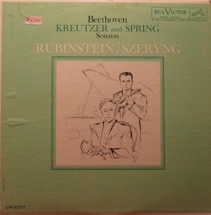 Beethoven* - Rubinstein*, Szeryng* : Kreutzer And Spring Sonatas (LP, Album, Mono)
