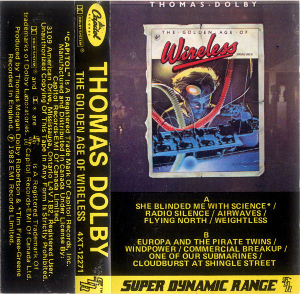 Thomas Dolby : The Golden Age Of Wireless (Cass, Album, Whi)