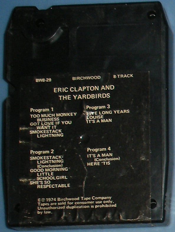 Eric Clapton And The Yardbirds : Eric Clapton And The Yardbirds (8-Trk, Album, RE)