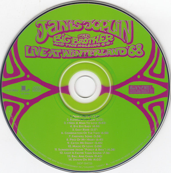 Janis Joplin With Big Brother And The Holding Company* : Live At Winterland '68 (CD, Album)