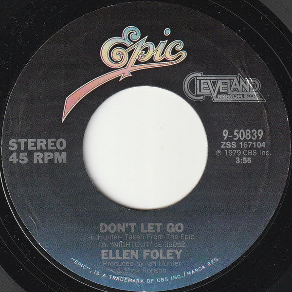 Ellen Foley : Sad Song (7", Styrene)