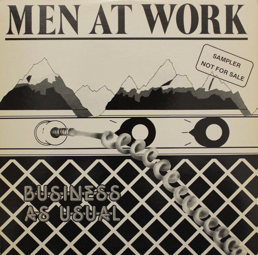 Men At Work / Angel City (2) : Business As Usual / Night Attack (LP, Promo, Smplr)