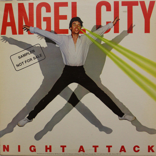 Men At Work / Angel City (2) : Business As Usual / Night Attack (LP, Promo, Smplr)