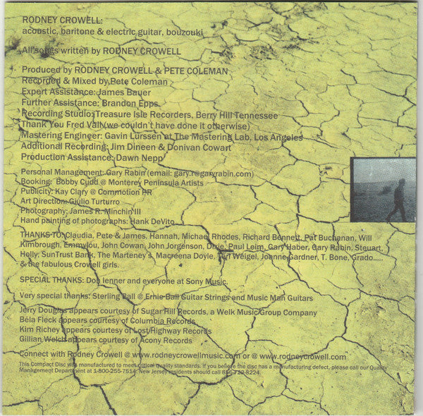 Rodney Crowell : Fate's Right Hand (CD, Album)