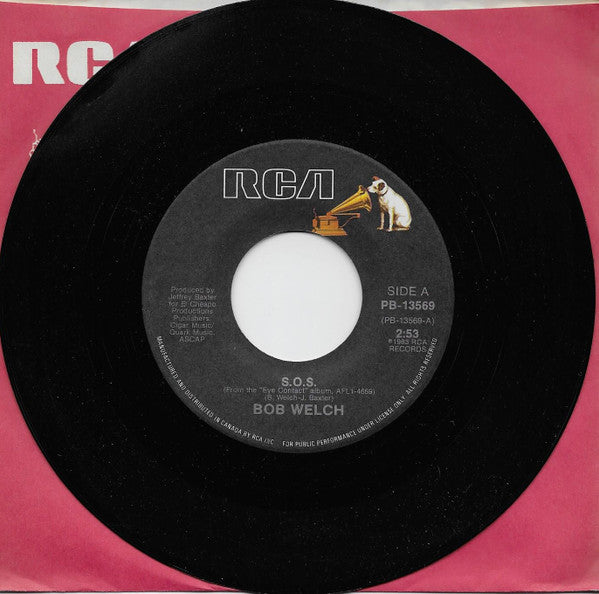 Bob Welch : S.O.S. (7", Single)
