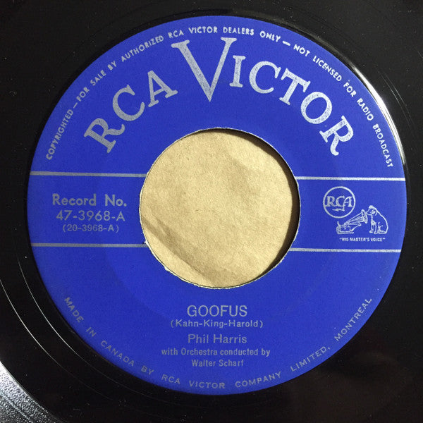 Phil Harris : Goofus / The Thing (7", Single)