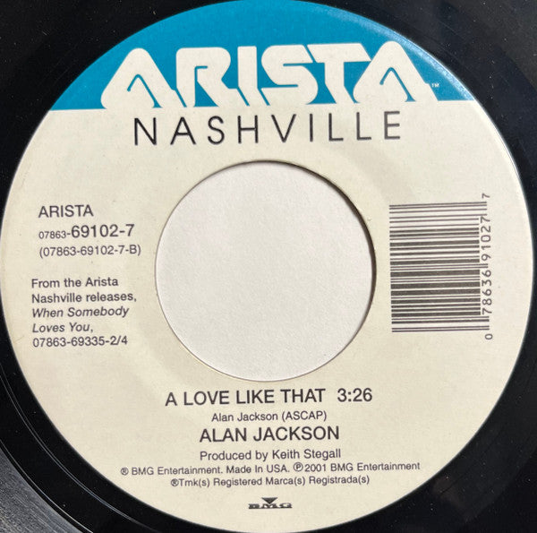 Alan Jackson (2) : Where I Come From (7", Single)