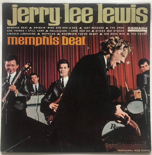 Jerry Lee Lewis : Memphis Beat (LP, Album, Mono)