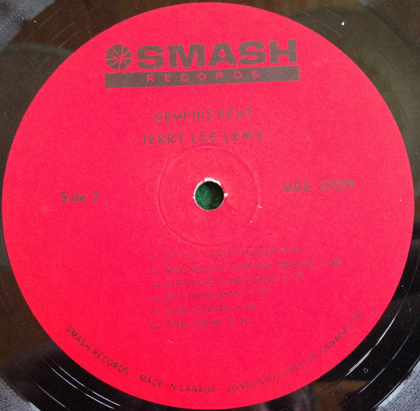 Jerry Lee Lewis : Memphis Beat (LP, Album, Mono)