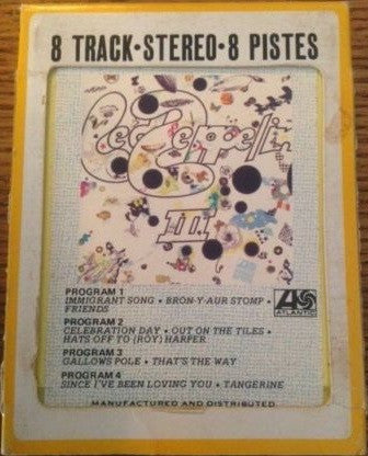 Led Zeppelin : Led Zeppelin III (8-Trk, Album, RE)