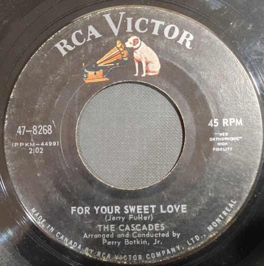 The Cascades (2) : For Your Sweet Love / Jeannie (7", Single)