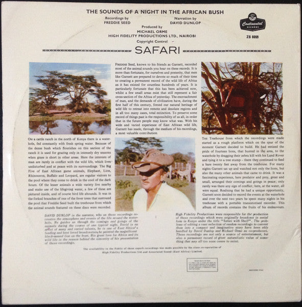 David Dunlop (2) : Safari (2xLP, Album, Gol)