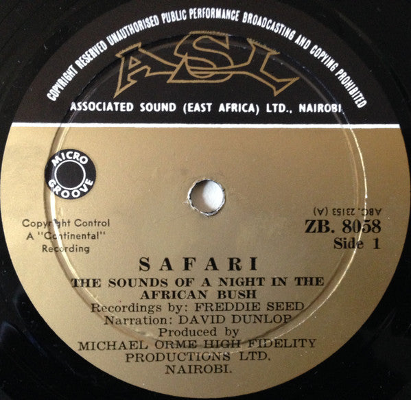 David Dunlop (2) : Safari (2xLP, Album, Gol)