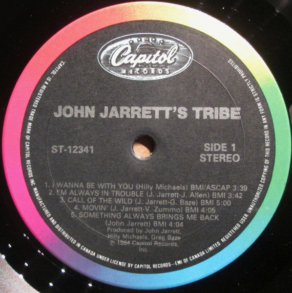 John Jarrett's Tribe : John Jarrett's Tribe (LP, Album)