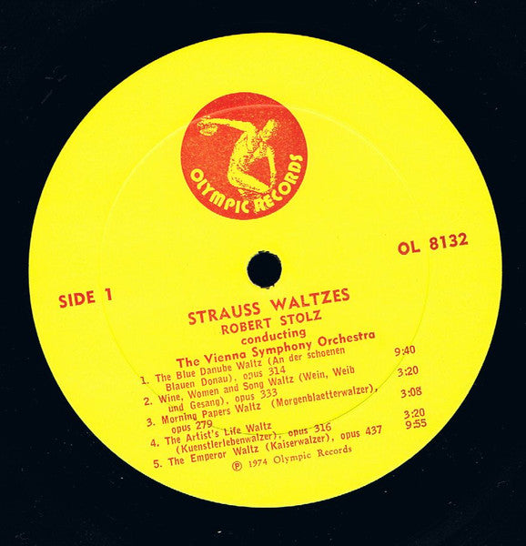Johann Strauss*, Robert Stolz, The Vienna Symphony Orchestra* : Strauss Waltzes (LP)