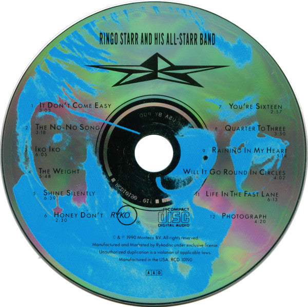 Ringo Starr And His All-Starr Band : Ringo Starr And His All-Starr Band... (CD, Album, PDO)