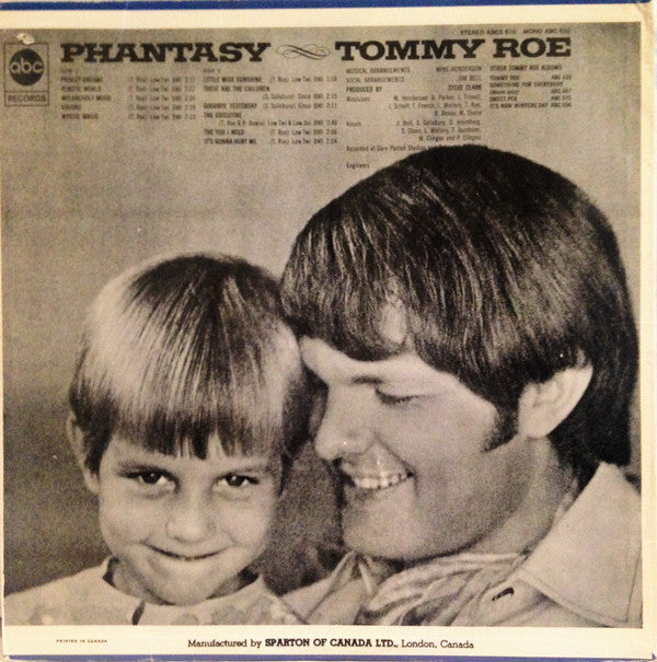 Tommy Roe : Phantasy (LP, Album, Mono)
