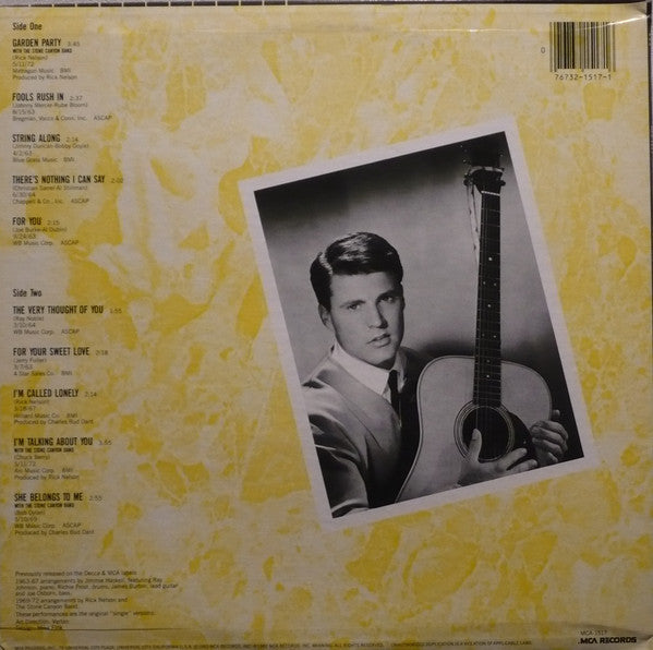 Ricky Nelson (2) : The Decca Years (LP, Comp)