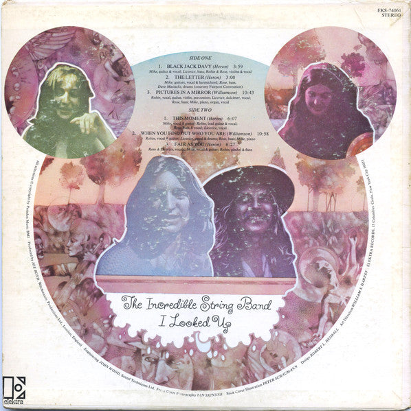 The Incredible String Band : I Looked Up (LP, Album, Gol)