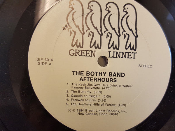 The Bothy Band : Afterhours (LP, Album, RE)