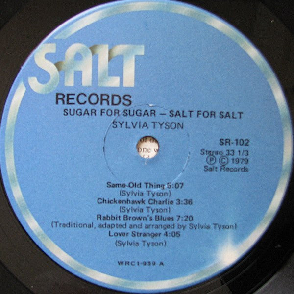 Sylvia Tyson : Sugar For Sugar - Salt For Salt (LP, Album)