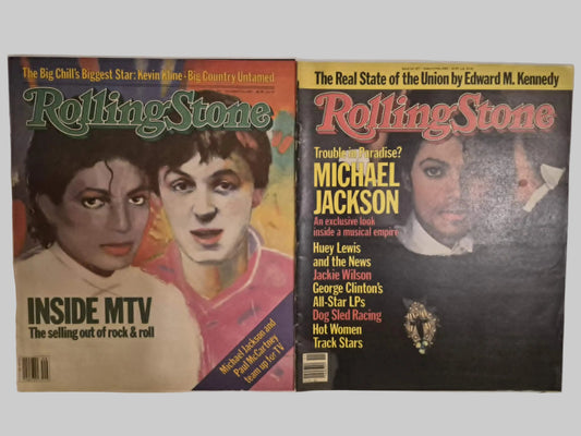 Rolling Stone Magazine - Michael Jackson Issues (Pair)