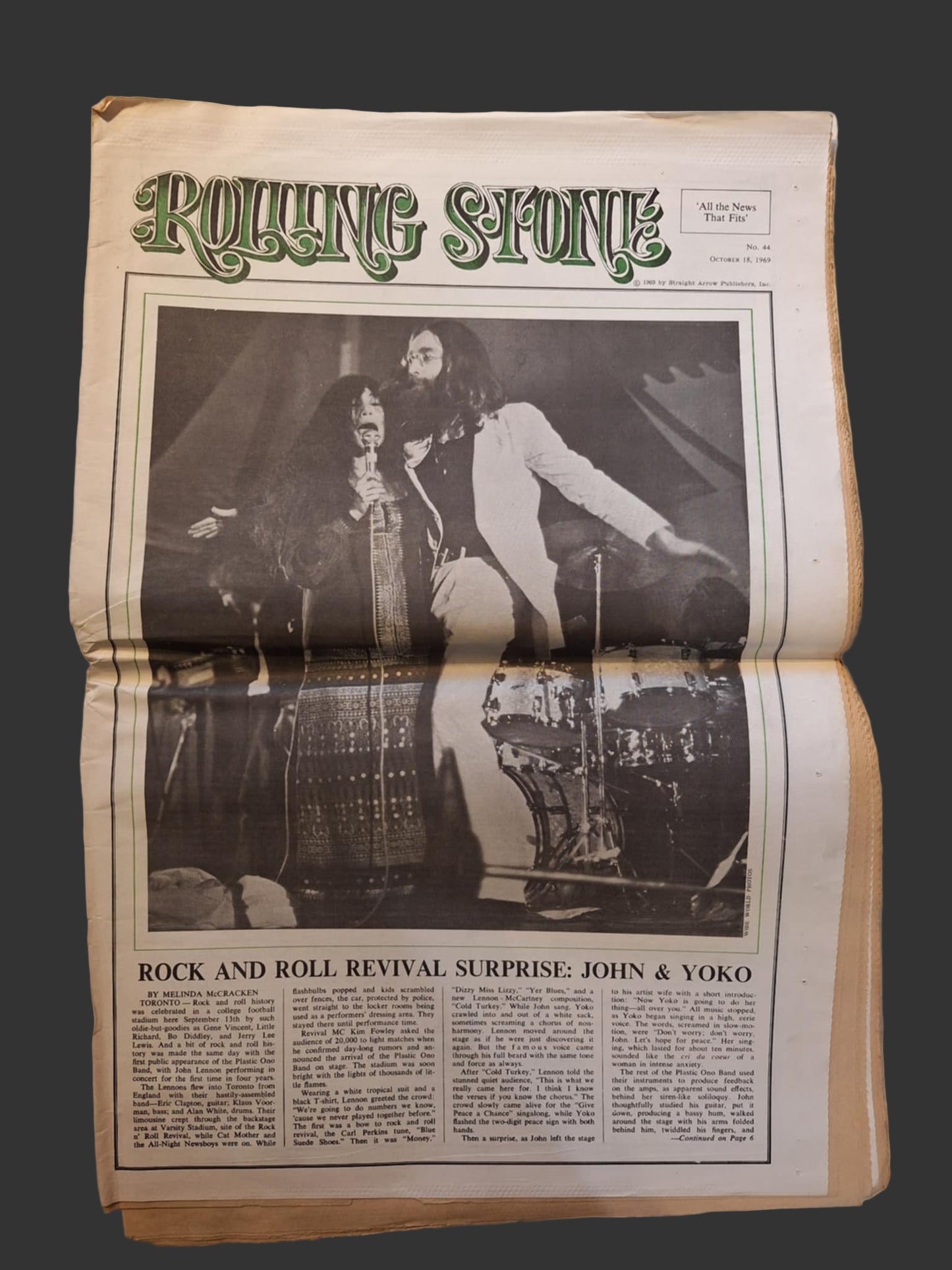Rolling Stone Magazine — Issue No. 44 (October 18, 1969)