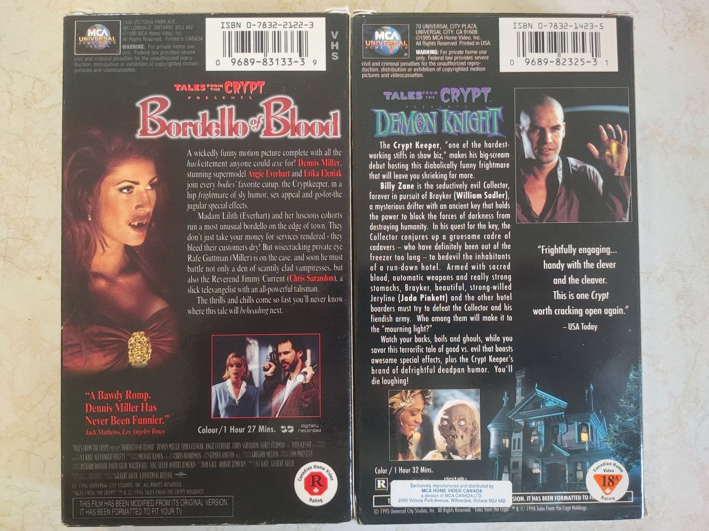 Tales From The Crypt Combo VHS